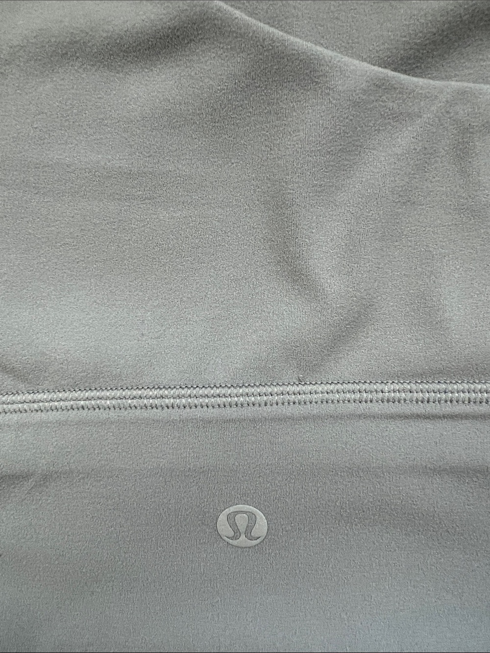 lululemon athletica One-Shoulder Crop Top in Light Gray - Picture 4 of 5